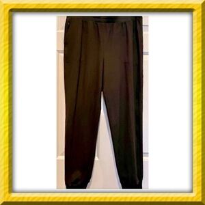 Zac and Rachel pants black stretchy jogger pants - black - large. BOGO